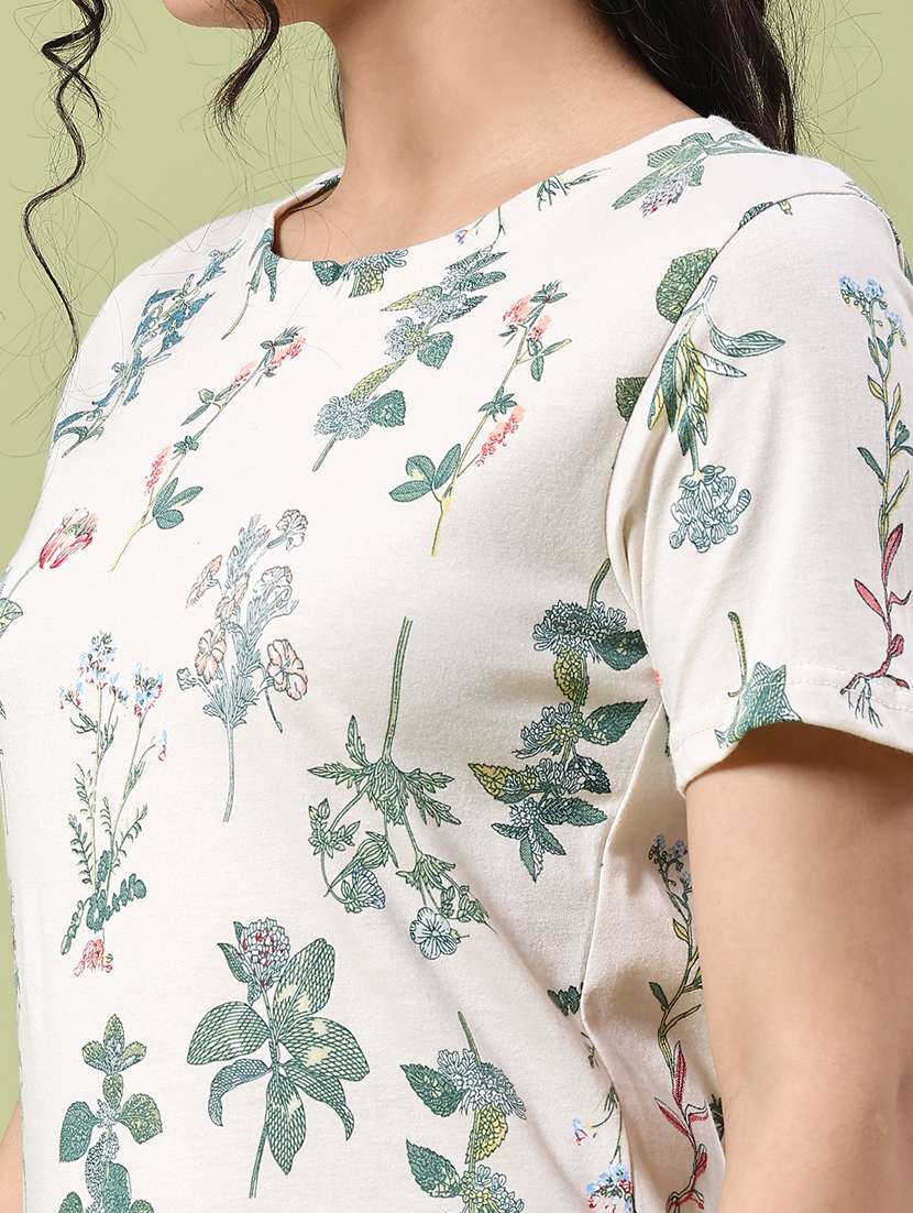 women printed short sleeve t-shirt - 22302810 -  Standard Image - 1