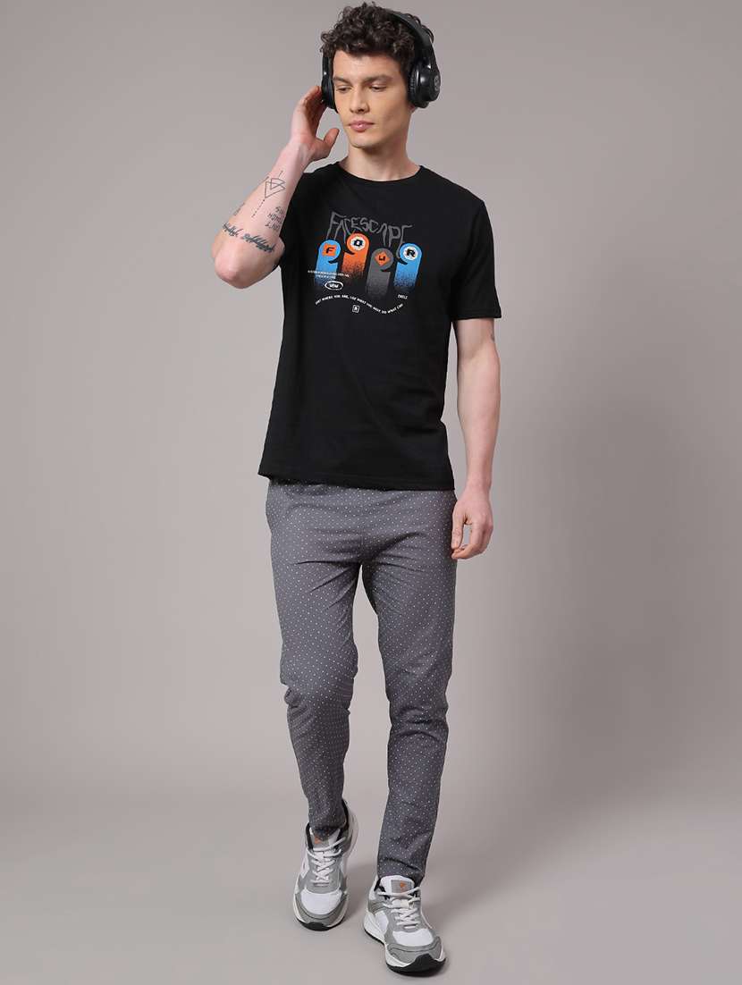 grey cotton cargos - 22302816 -  Standard Image - 4