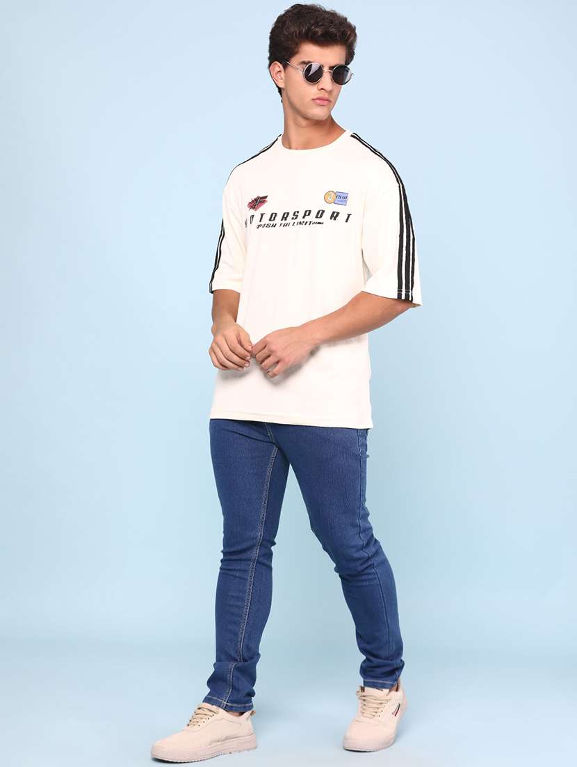 men printed short sleeves oversized t-shirt - 22302868 -  Standard Image - 4