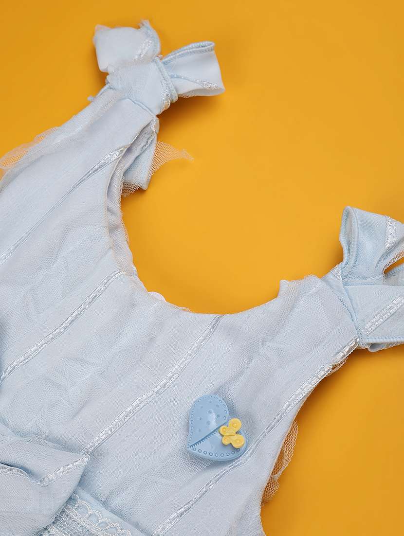 girls self designed sleeveless frock - 22302915 -  Standard Image - 4