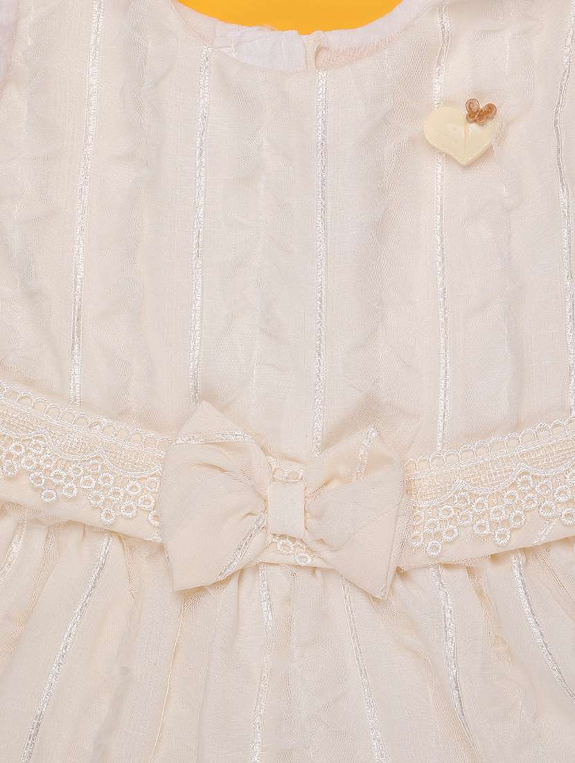 girls self designed sleeveless tiered frock - 22302917 -  Standard Image - 4