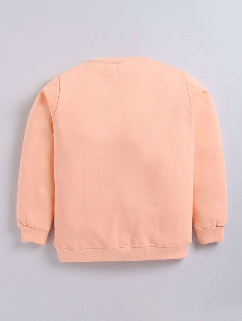 girls printed long sleeve sweatshirt - 22303013 -  Standard Image - 1