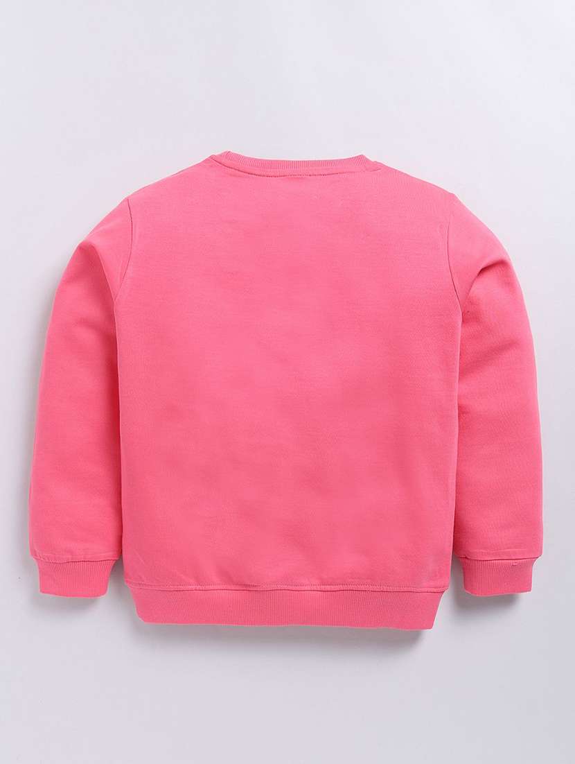 girls printed long sleeve sweatshirt - 22303021 -  Standard Image - 1