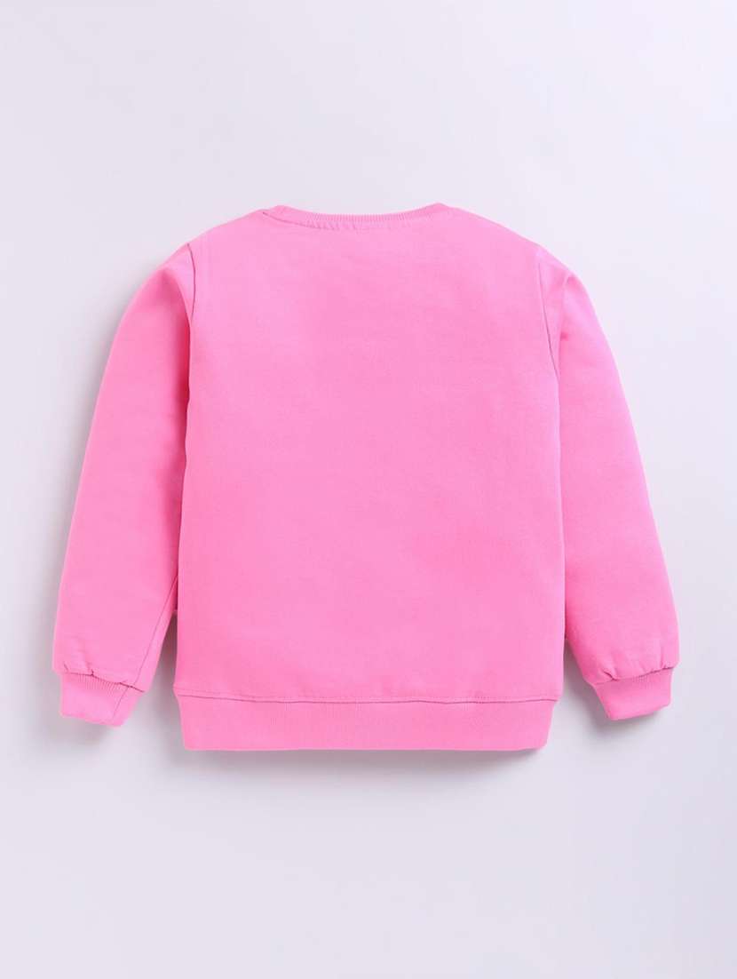 girls printed long sleeve sweatshirt - 22303024 -  Standard Image - 1