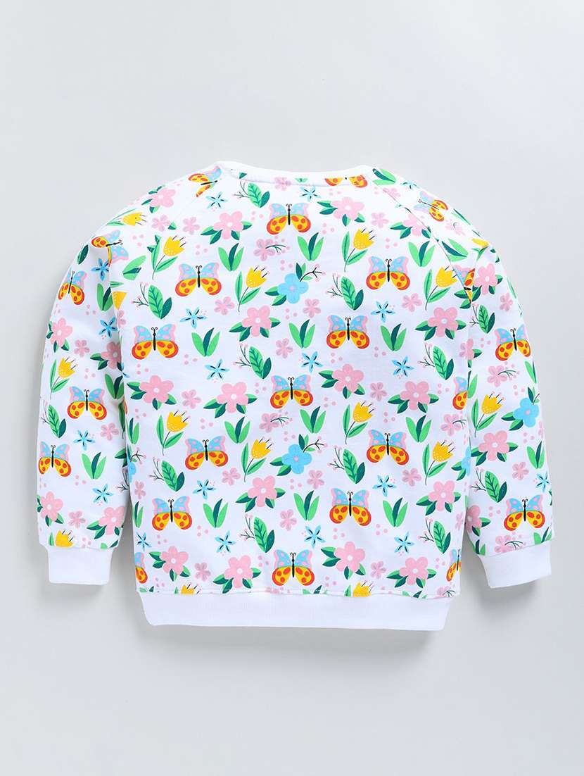 girls printed long sleeve sweatshirt - 22303035 -  Standard Image - 1