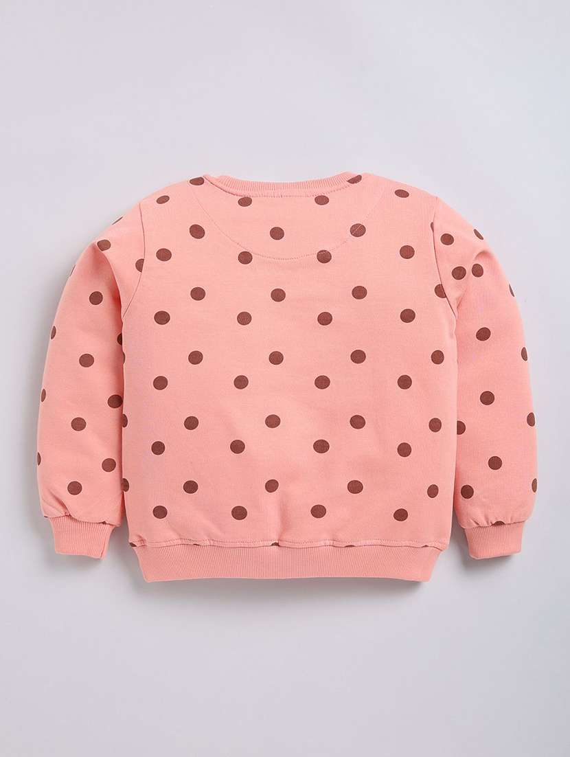 girls printed long sleeve sweatshirt - 22303038 -  Standard Image - 1