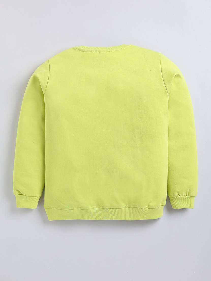 girls front print long sleeve sweatshirt - 22303044 -  Standard Image - 1