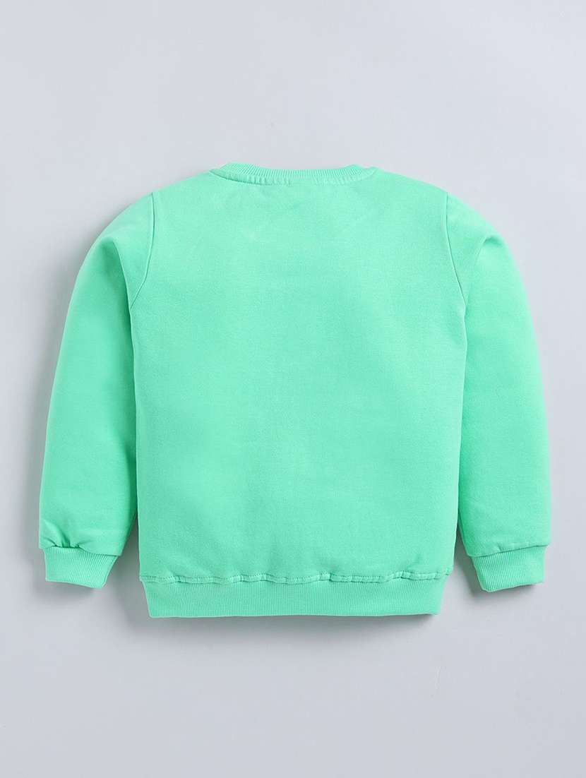 girls front print long sleeve sweatshirt - 22303045 -  Standard Image - 1