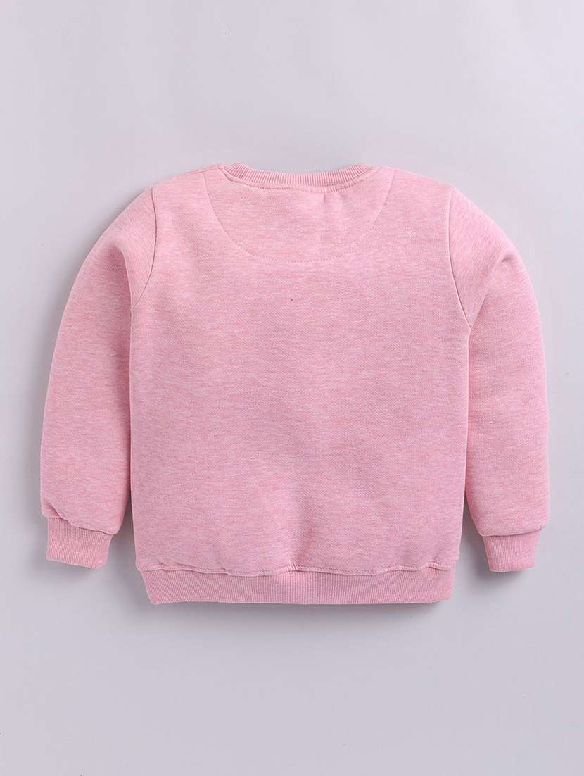 girls front print long sleeve sweatshirt - 22303046 -  Standard Image - 1