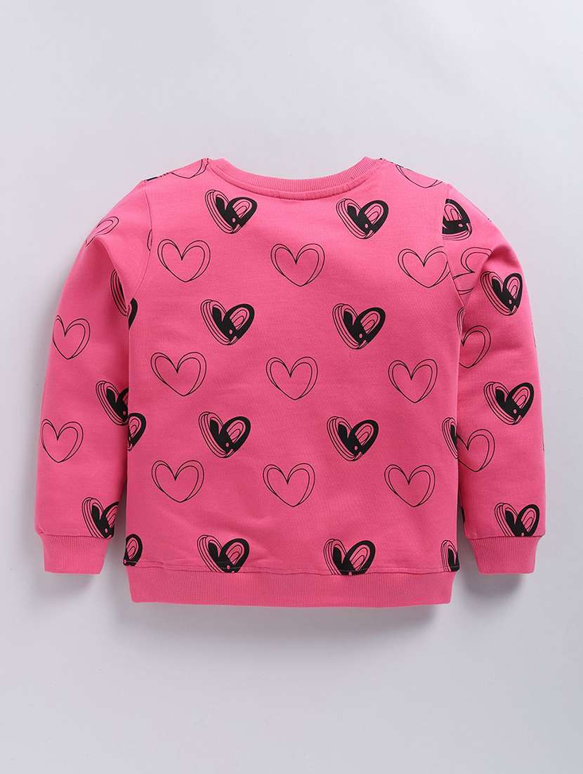 Girls All Over Print Long Sleeve Sweatshirt - 22303048 -  Standard Image - 1