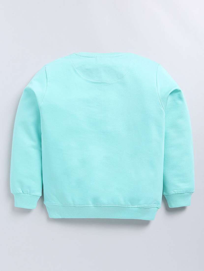 girls chest print long sleeve sweatshirt - 22303055 -  Standard Image - 1