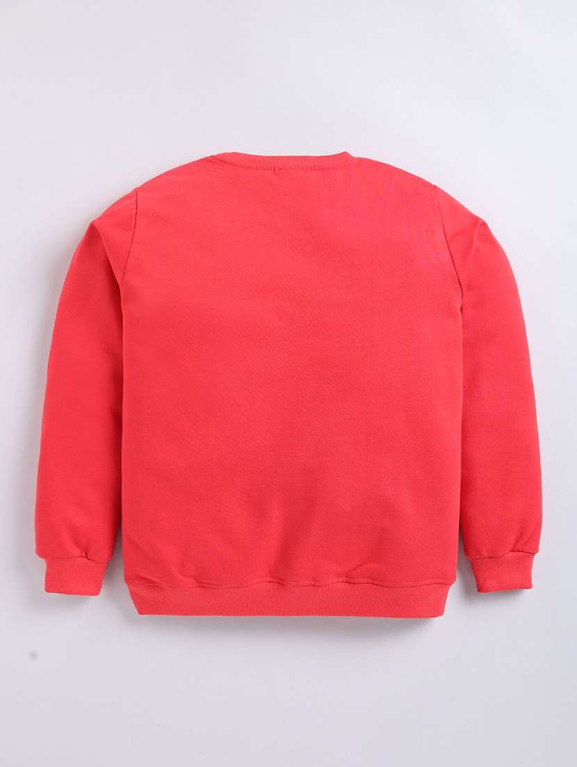 girls front print long sleeve sweatshirt - 22303065 -  Standard Image - 1