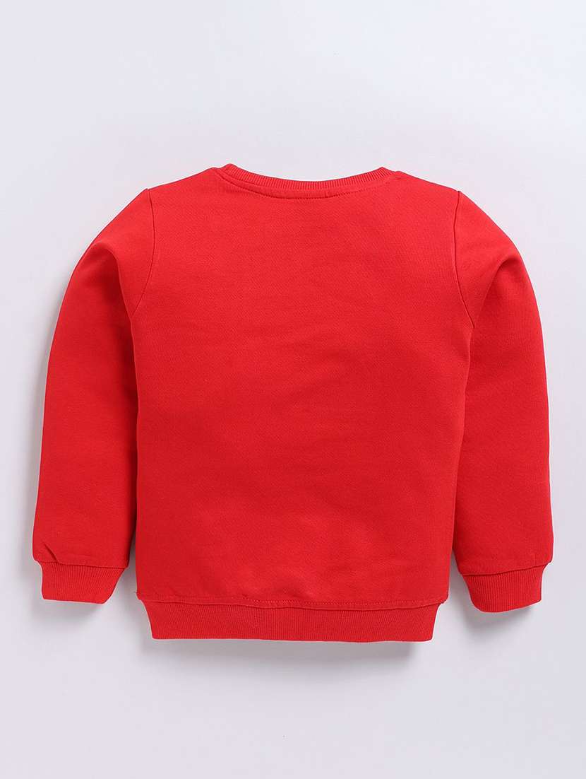 girls front print long sleeve sweatshirt - 22303066 -  Standard Image - 1