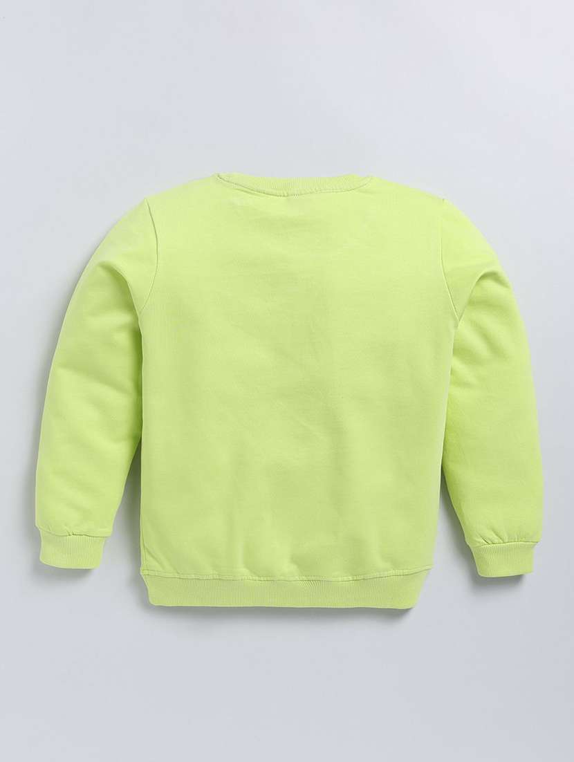 girls chest print long sleeve sweatshirt - 22303068 -  Standard Image - 1