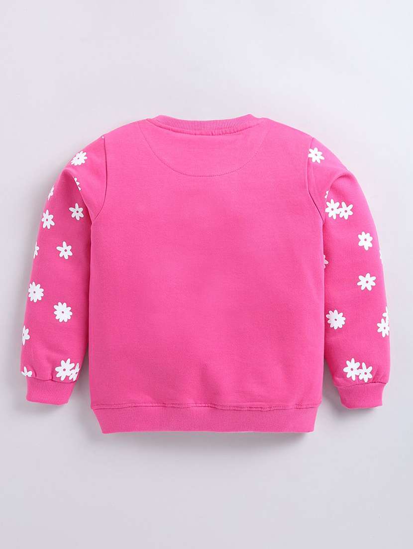 girls printed long sleeve sweatshirt - 22303073 -  Standard Image - 1
