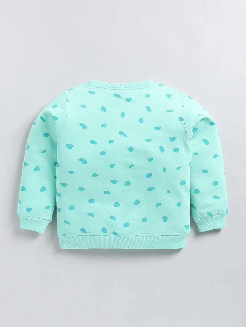 girls printed long sleeve sweatshirt - 22303090 -  Standard Image - 1