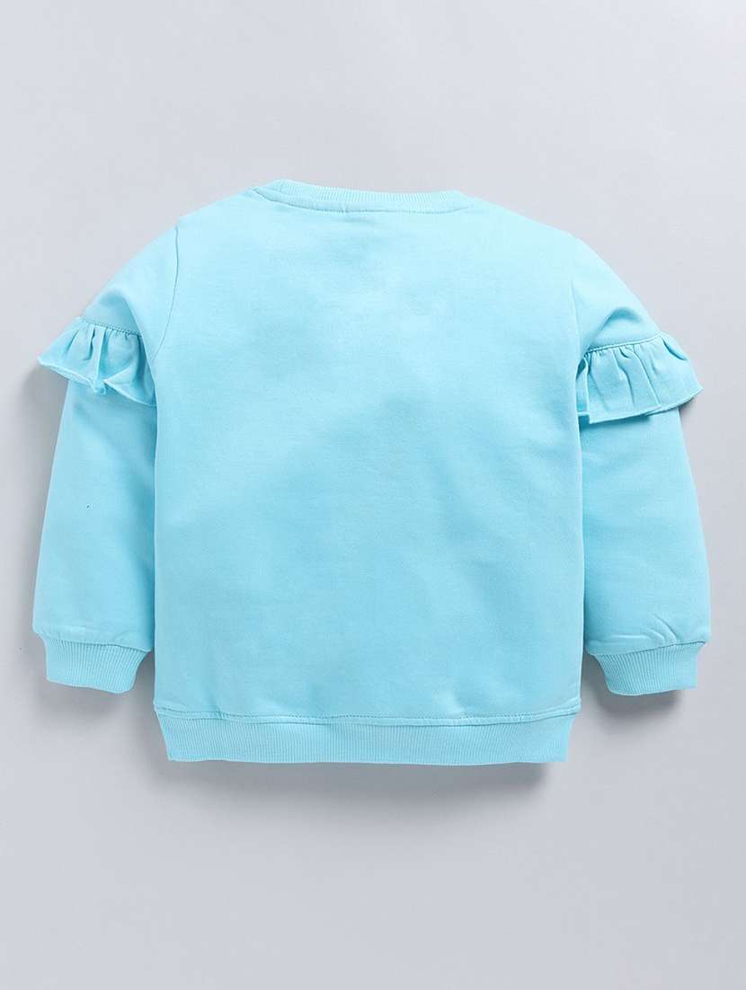 girls printed long sleeve sweatshirt - 22303097 -  Standard Image - 1