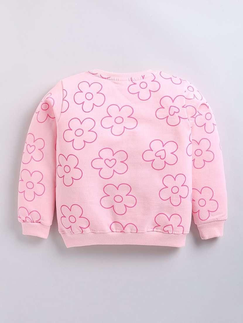girls printed long sleeve sweatshirt - 22303101 -  Standard Image - 1