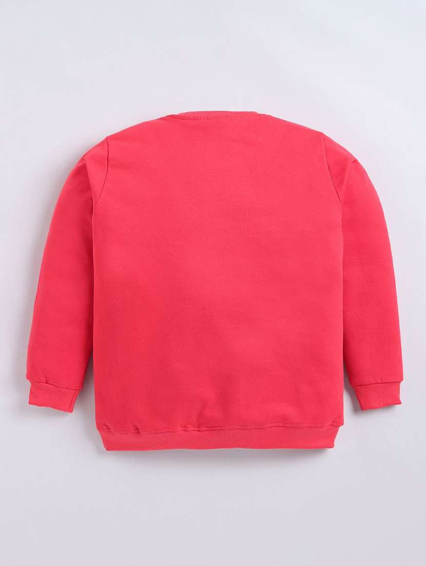 girls chest print long sleeve sweatshirt - 22303110 -  Standard Image - 1