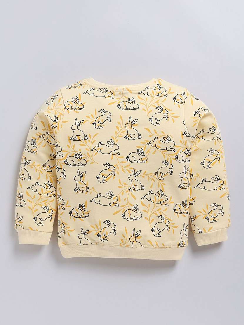 girls printed long sleeve sweatshirt - 22303112 -  Standard Image - 1