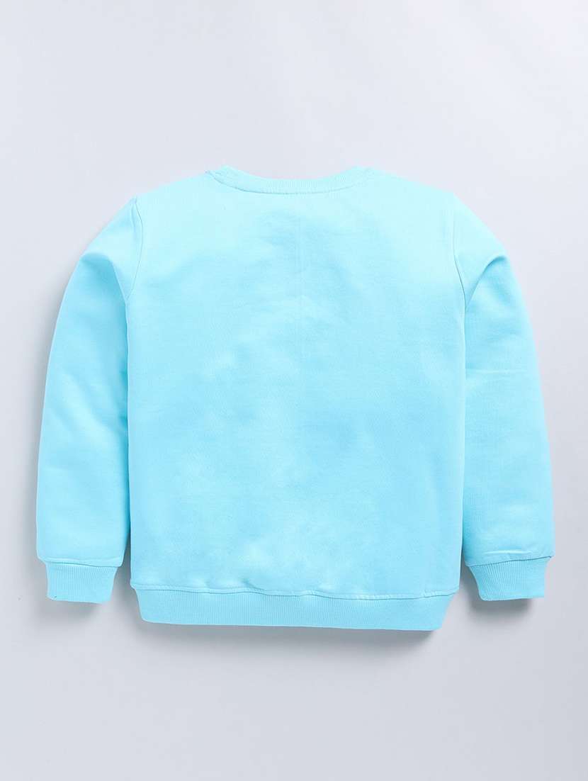 girls typographic long sleeve sweatshirt - 22303118 -  Standard Image - 1