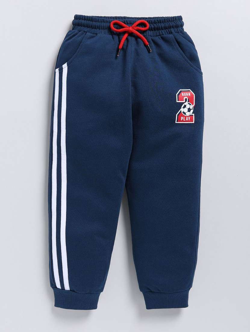 kids printed mid rise jogger