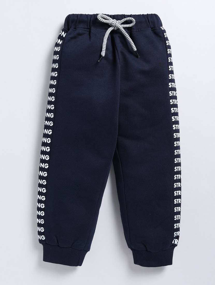 kids printed mid rise jogger