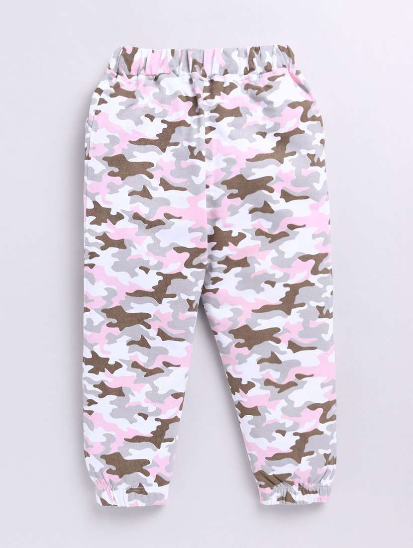 girls printed mid rise jogger - 22303167 -  Standard Image - 1