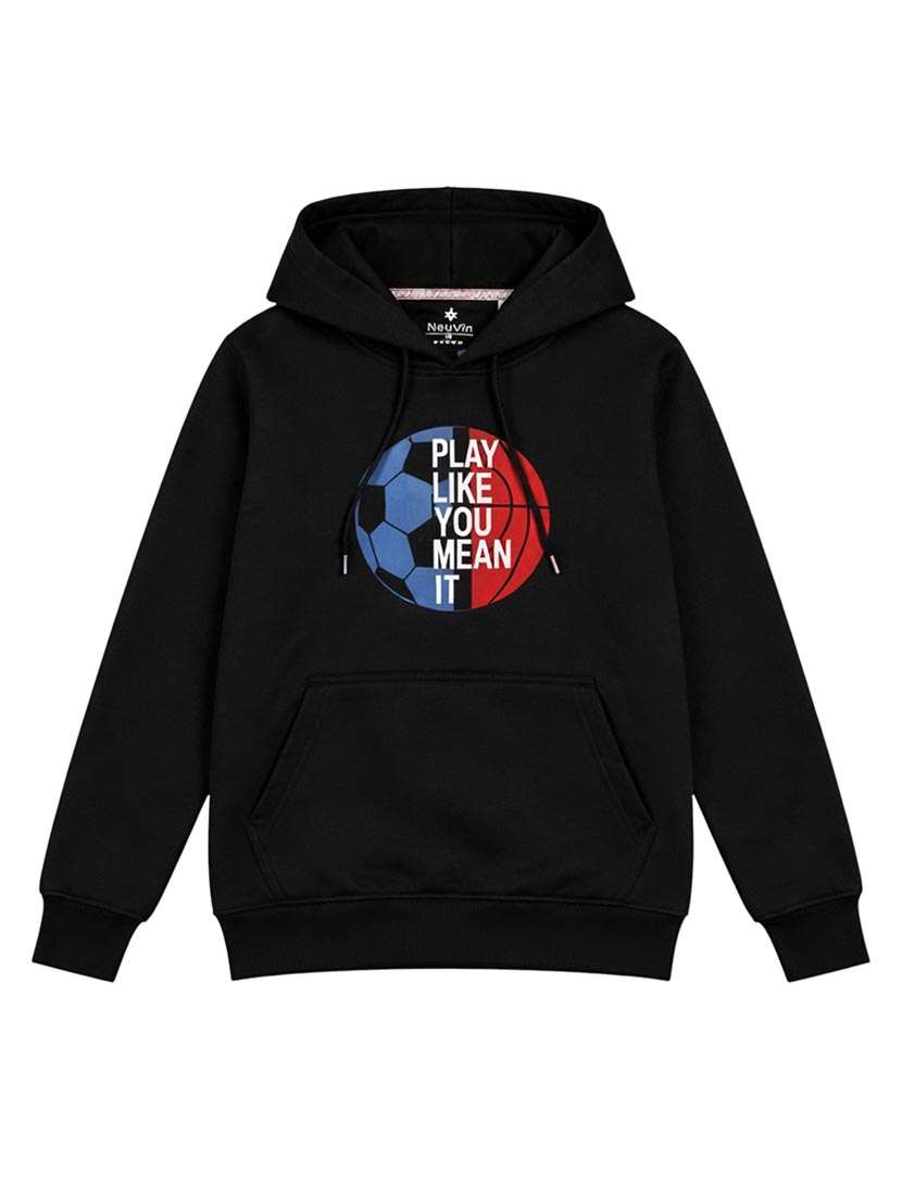 boys printed long sleeve hooded sweatshirt - 22303487 -  Standard Image - 1