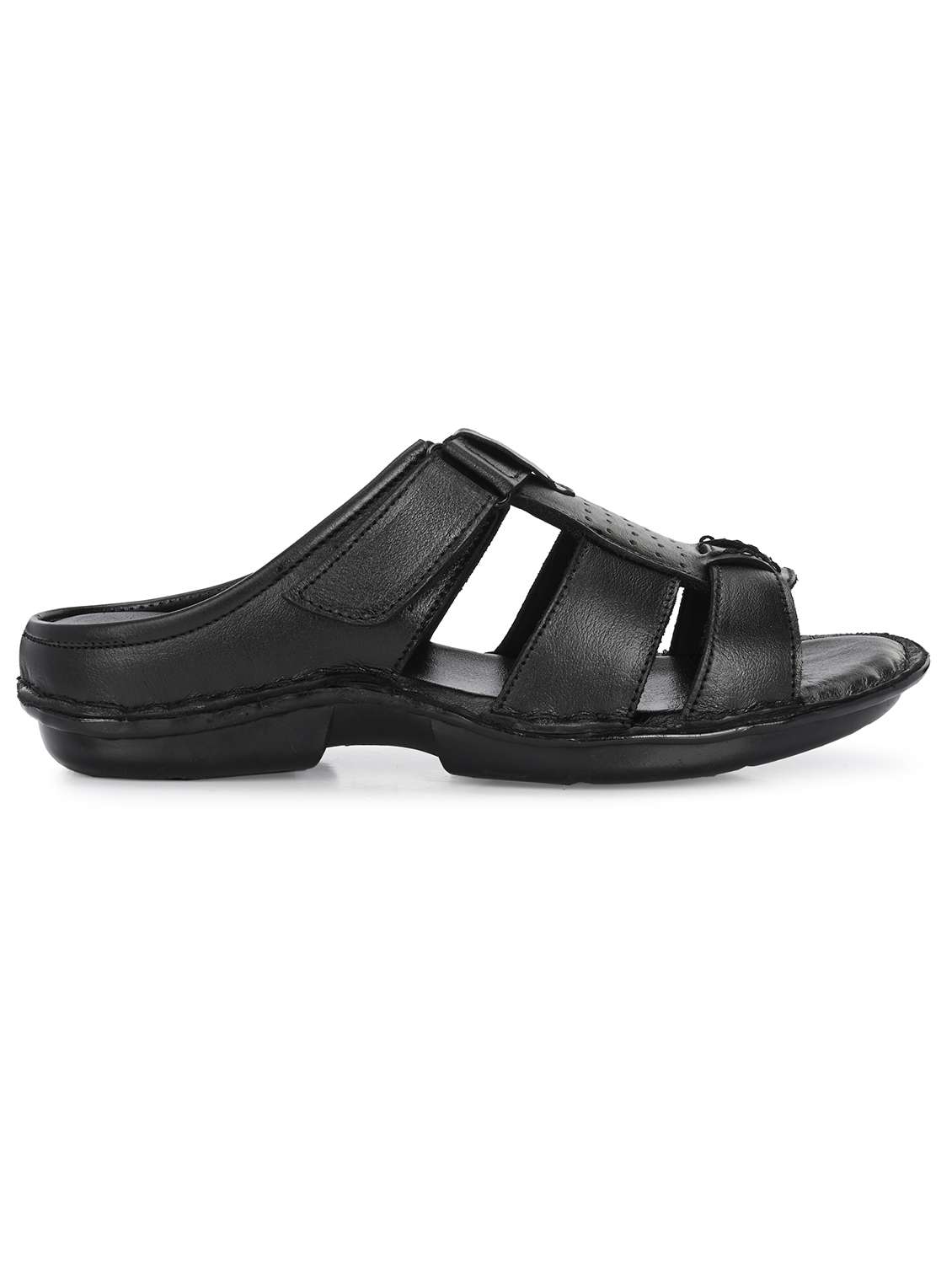 men black slip on sandal - 22303520 -  Standard Image - 1