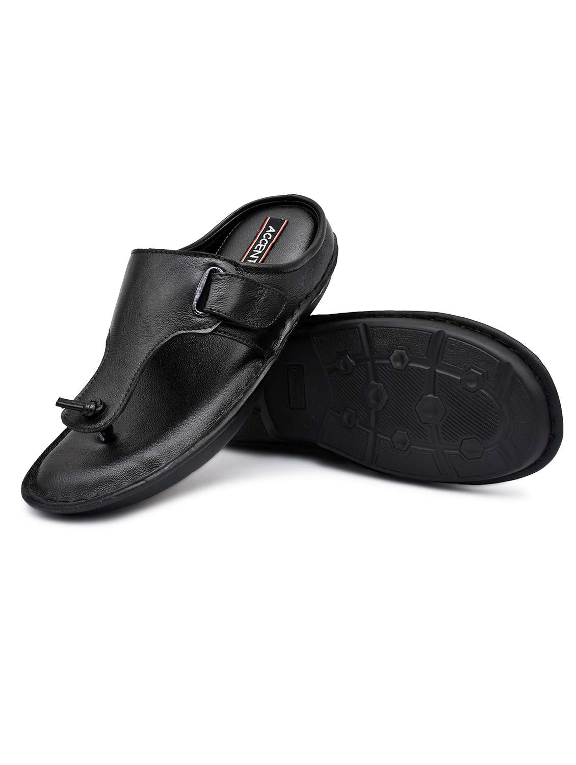 men solid toe seperator sandal - 22303526 -  Standard Image - 4