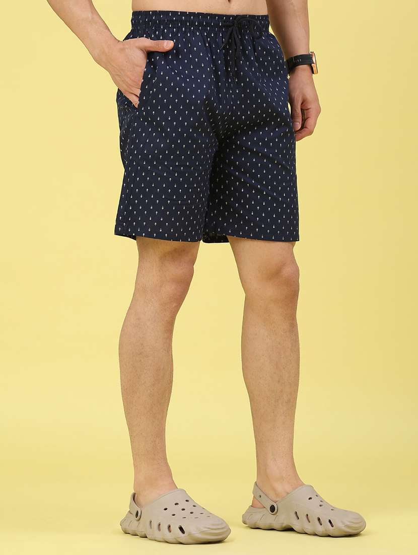 men printed mid rise regular fit shorts - 22303745 -  Standard Image - 1