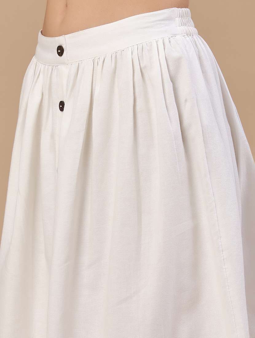 women embroidered mid rise a-line skirt - 22304085 -  Standard Image - 1