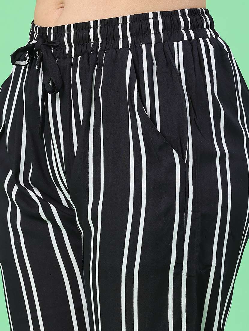 women printed mid rise regular fit pajama - 22304264 -  Standard Image - 1