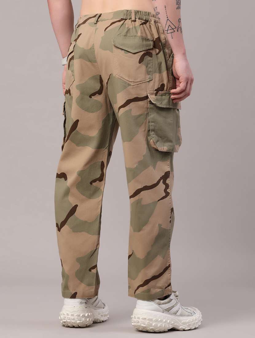 Men Printed Mid Rise Cargo Pant - 22304704 -  Standard Image - 4