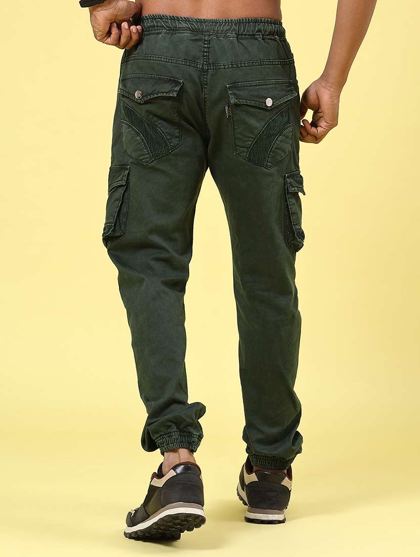 green cotton cargos - 22304715 -  Standard Image - 4