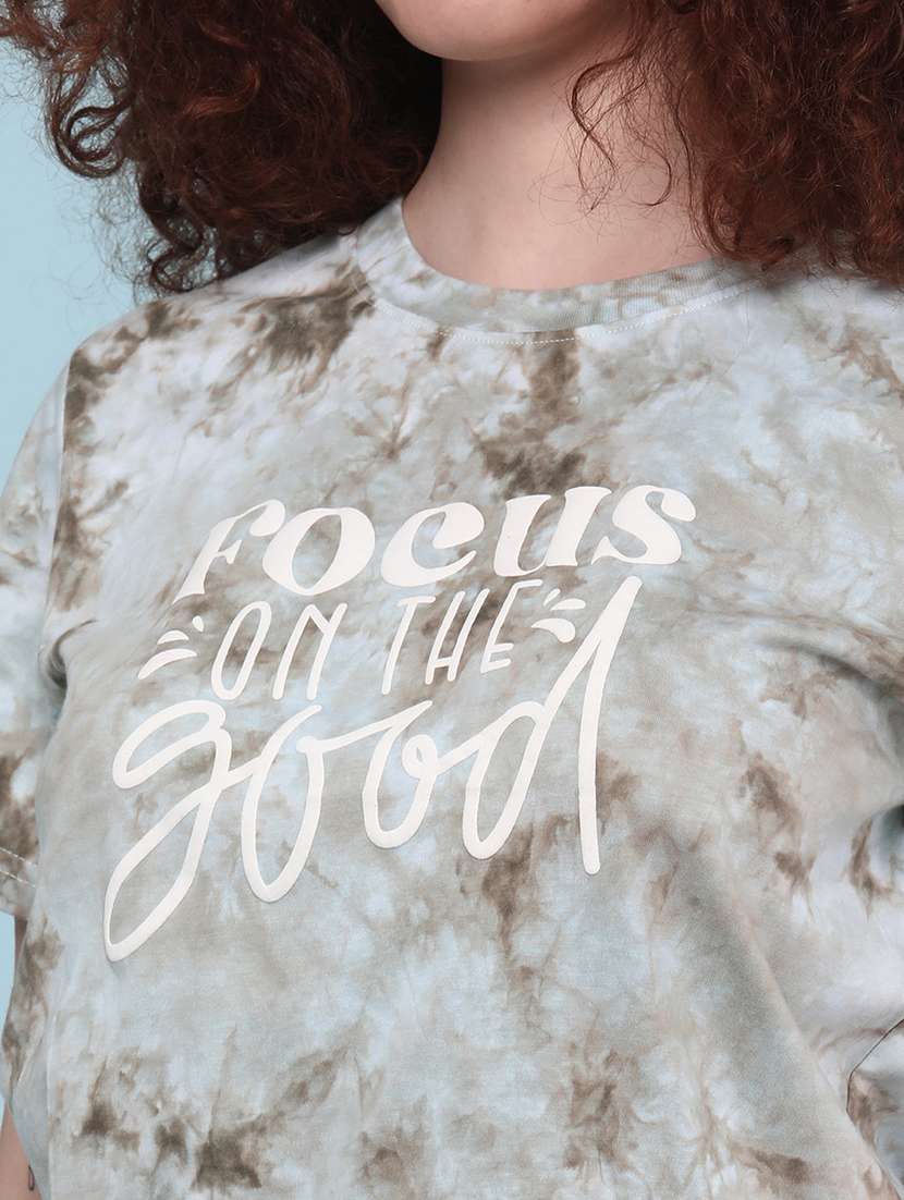 women printed short sleeve t-shirt - 22304741 -  Standard Image - 1