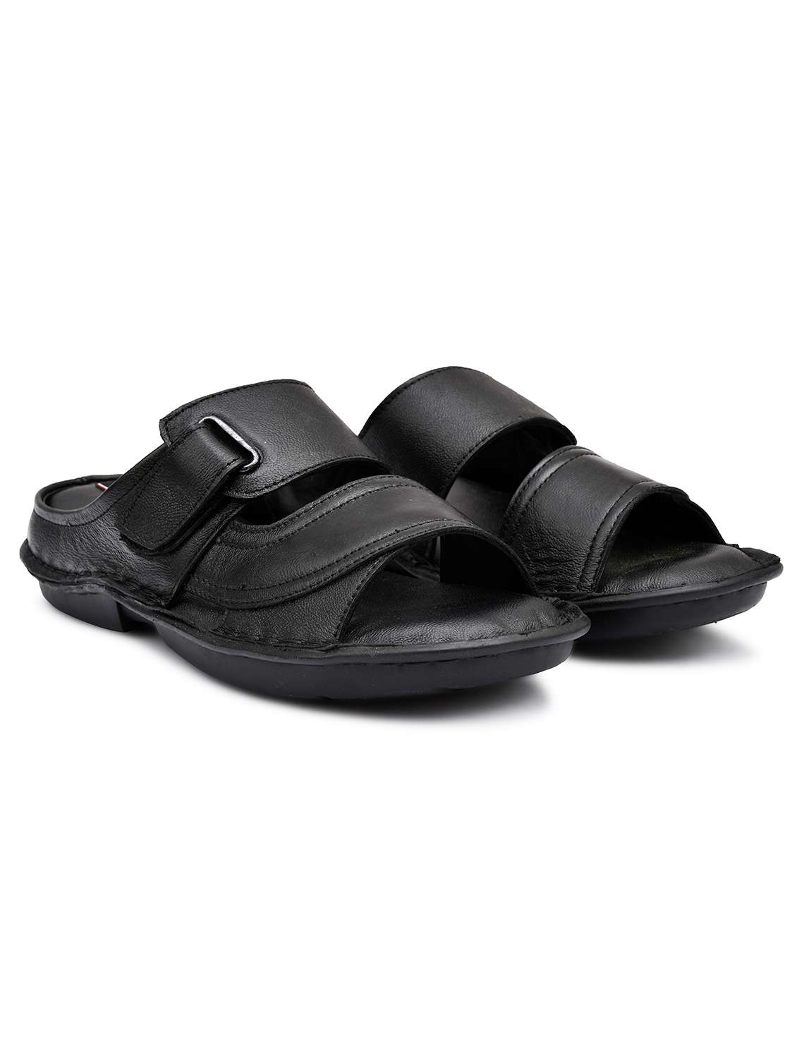 men black slip on sandal