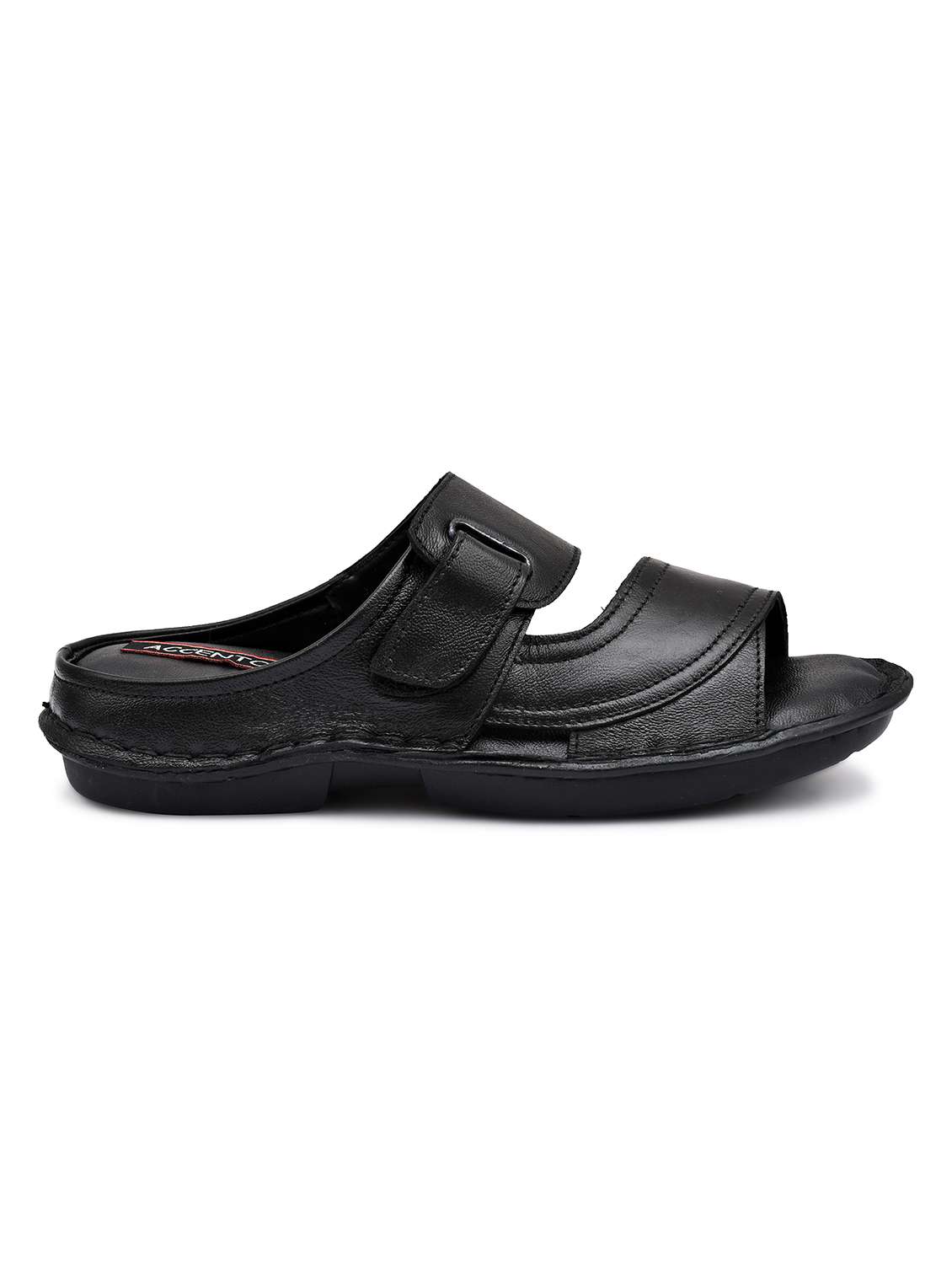 men black slip on sandal - 22304992 -  Standard Image - 1