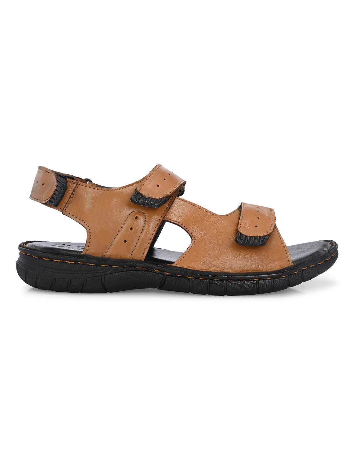 men solid back strap sandal - 22304994 -  Standard Image - 1