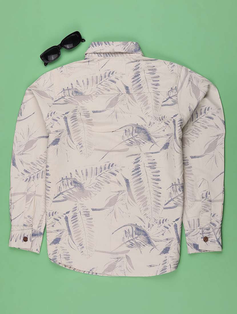Boys Printed Collared Long Sleeve Shirt - 22305398 -  Standard Image - 1