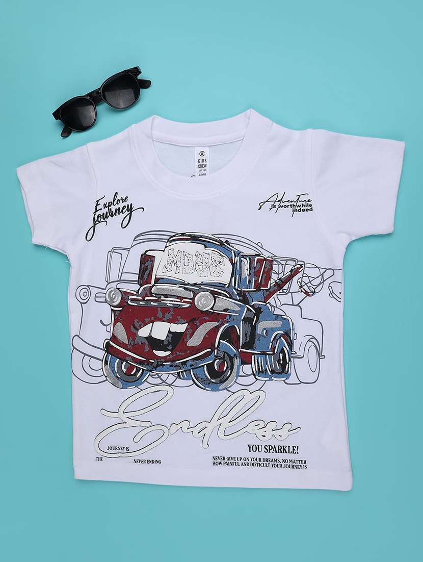 Boys Printed Short Sleeve T-shirt - 22305410 -  Standard Image - 1