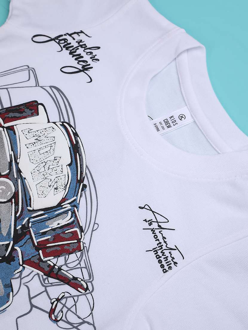 Boys Printed Short Sleeve T-shirt - 22305410 -  Standard Image - 4