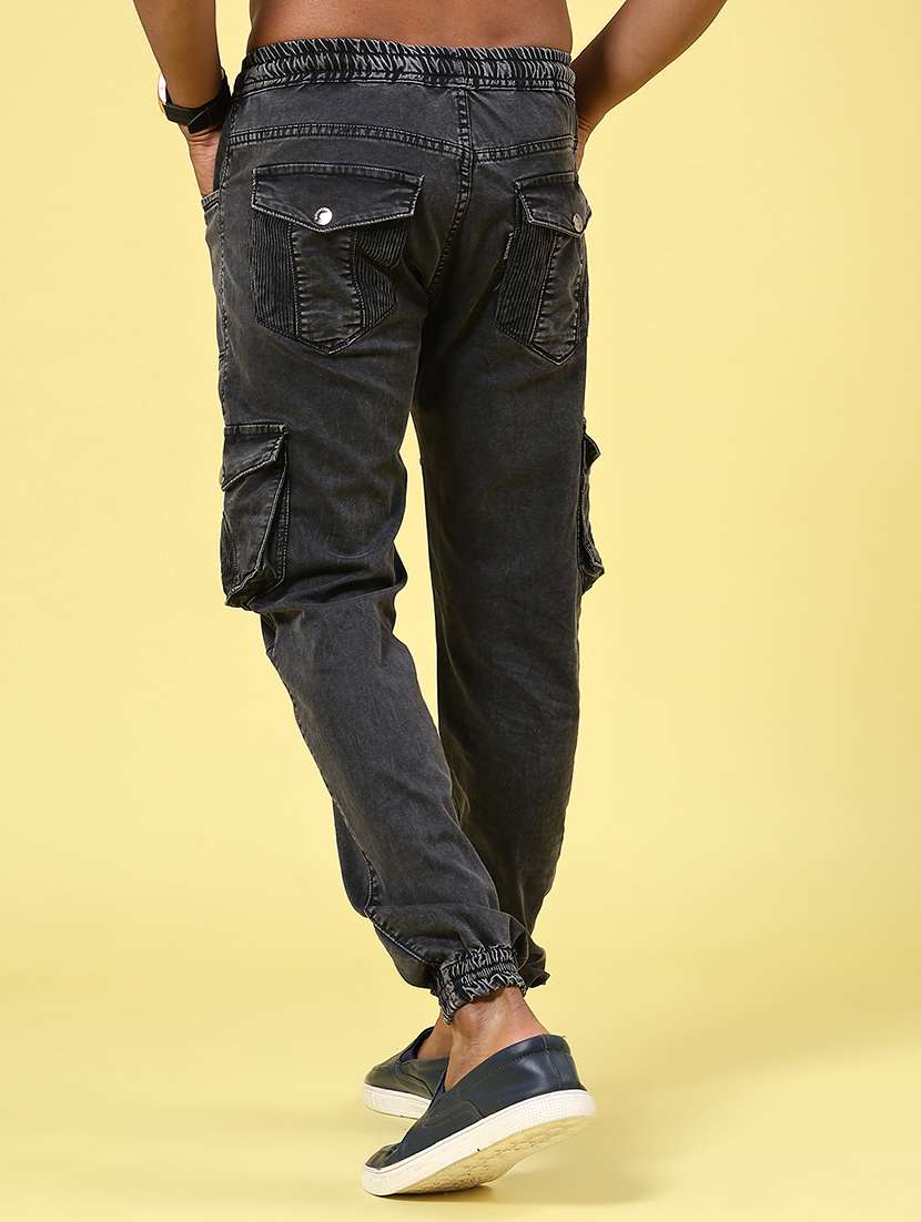 grey cotton joggers - 22305484 -  Standard Image - 4