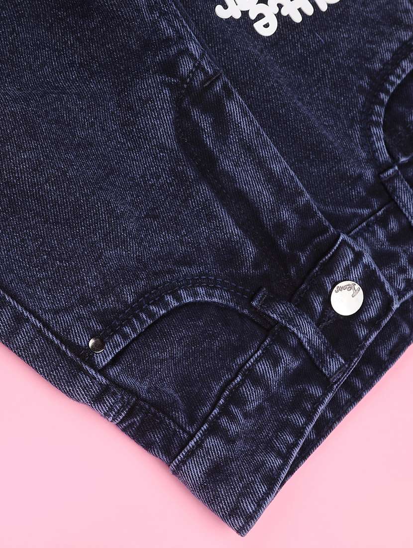 girls solid mid rise slouchy jean - 22305537 -  Standard Image - 4