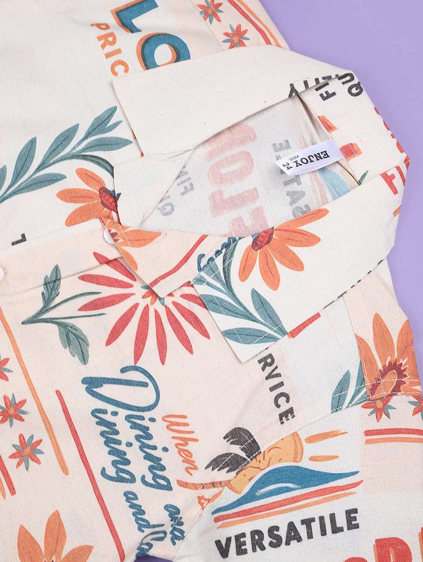 orange cotton suit sets twin & dungree - 22305565 -  Standard Image - 4