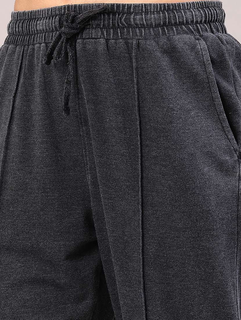 women solid mid rise track pant - 22305588 -  Standard Image - 1