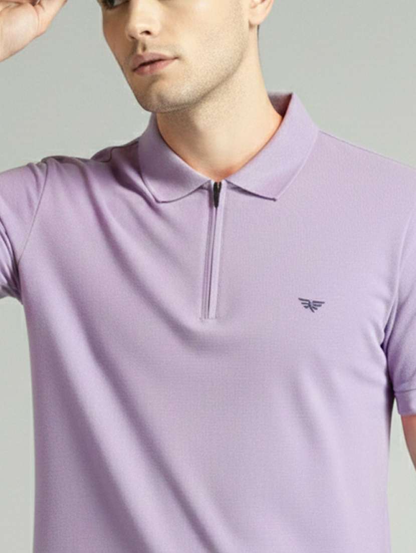 men solid short sleeve regular fit polo t-shirt - 22305648 -  Standard Image - 4