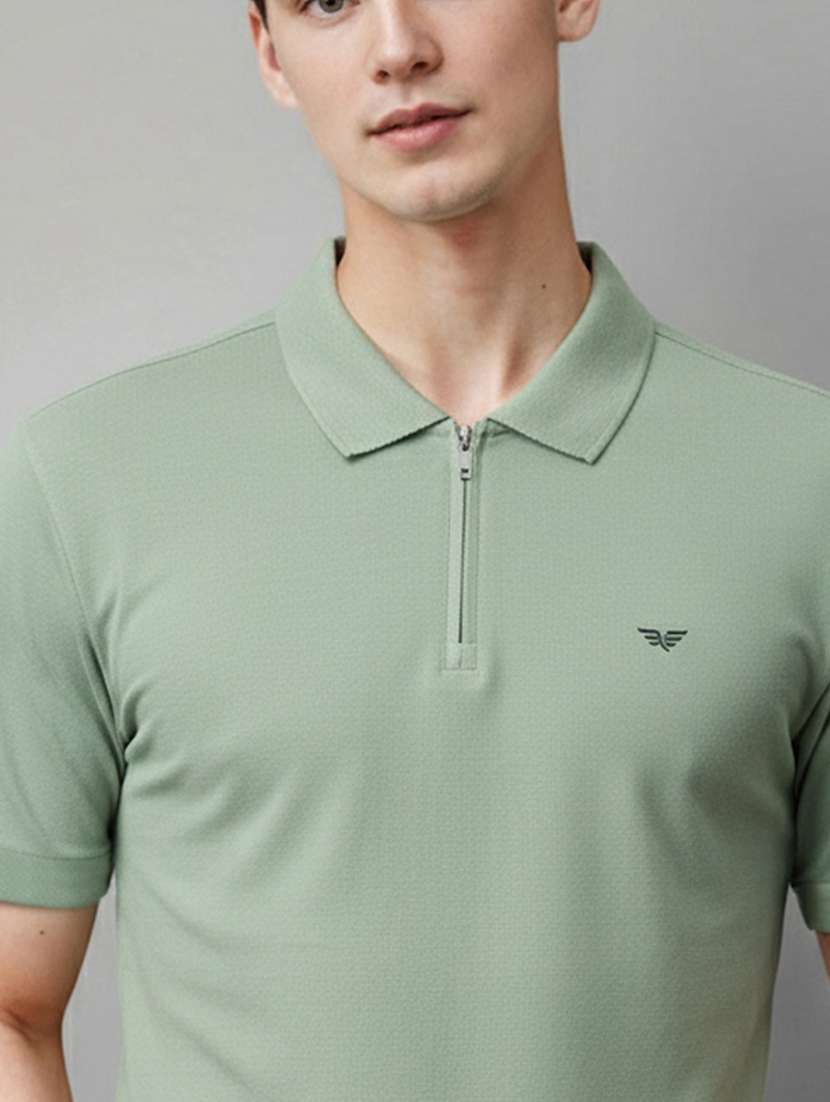 men solid short sleeve regular fit polo t-shirt - 22305653 -  Standard Image - 4