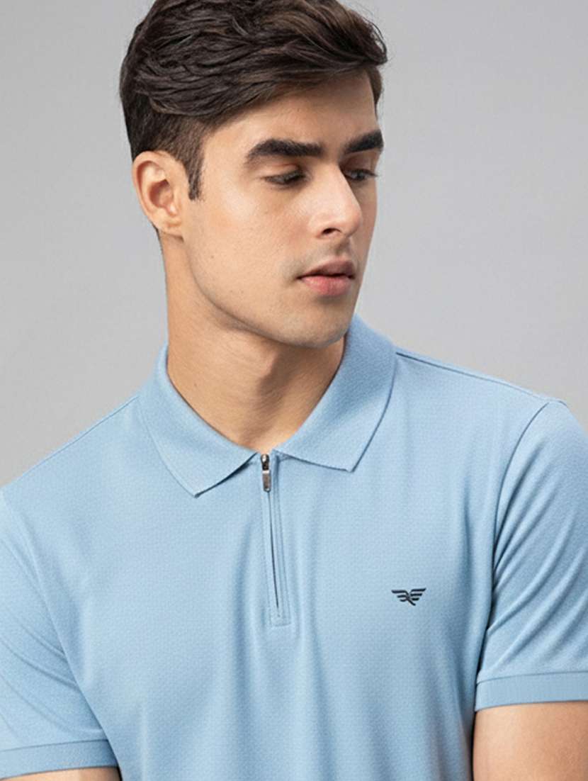 men solid short sleeve regular fit polo t-shirt - 22305655 -  Standard Image - 4